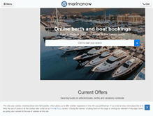 Tablet Screenshot of marinanow.com